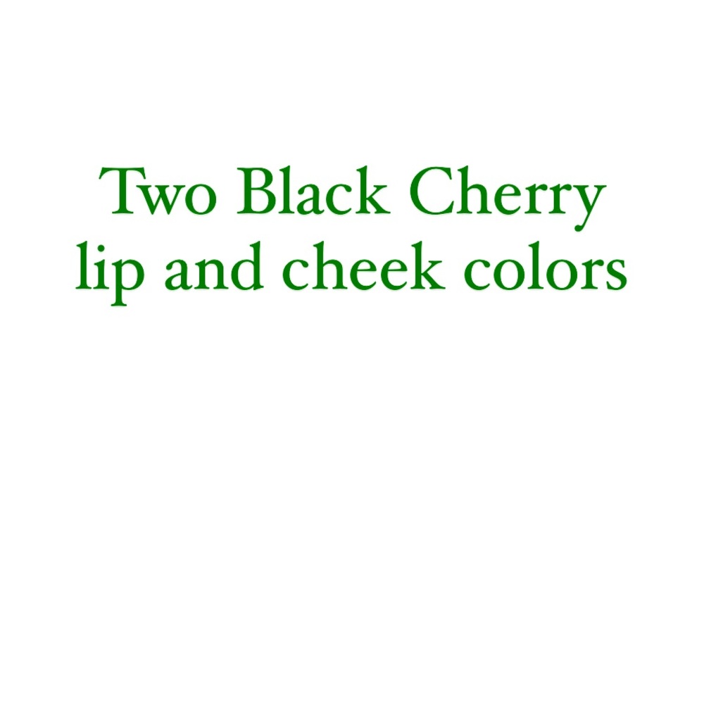 Brand new two Black Cherry lippies